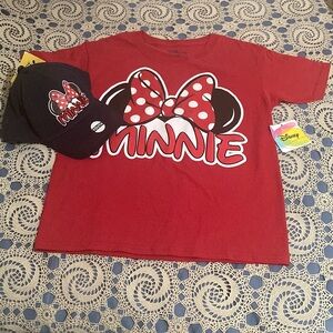 Minnie Mouse Top & Hat Bundle